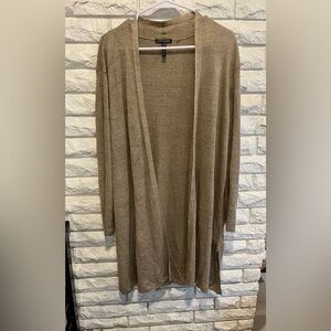 Eileen Fisher Italian yarn open front cardigan- 3X